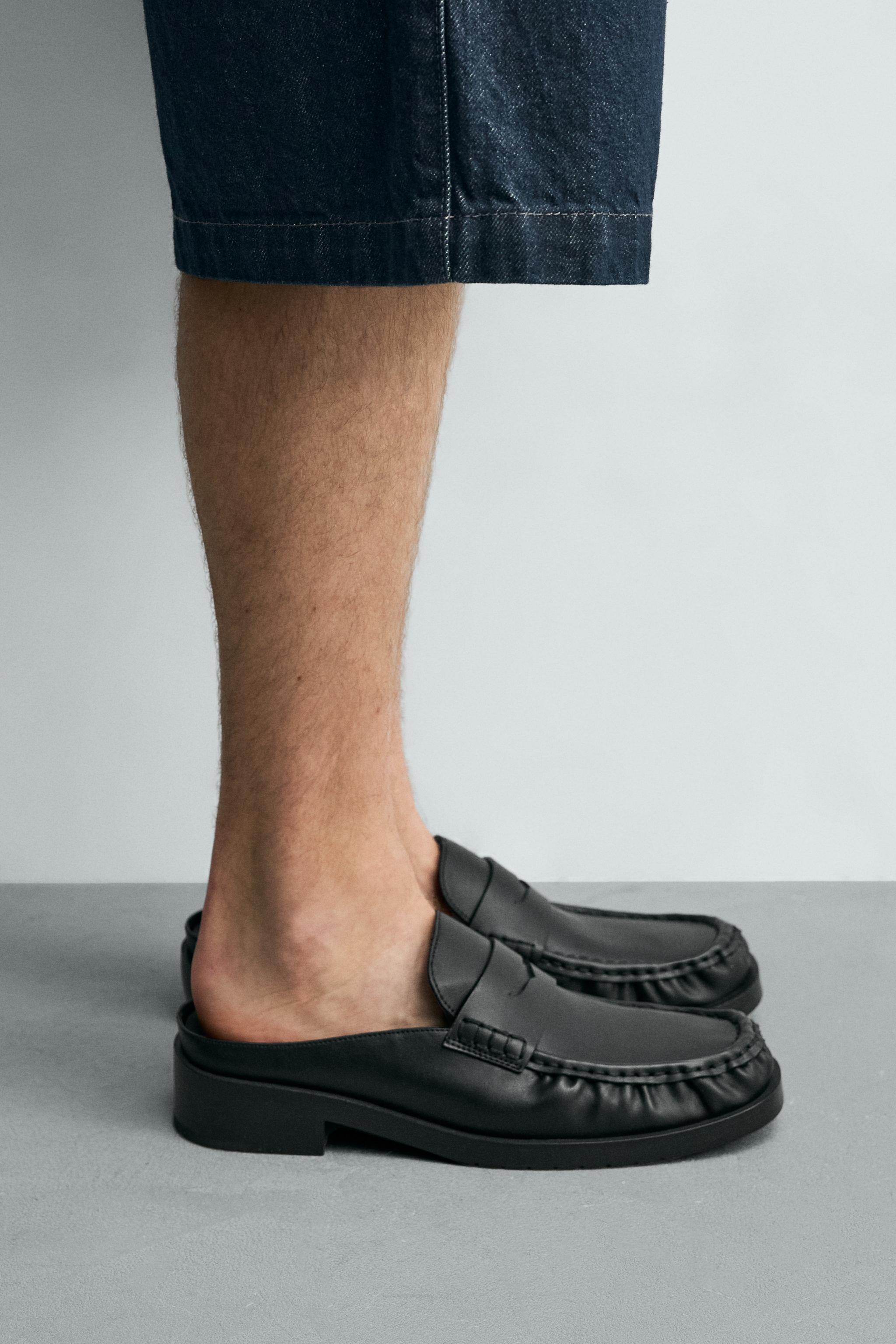 OPEN BACK LOAFERS
